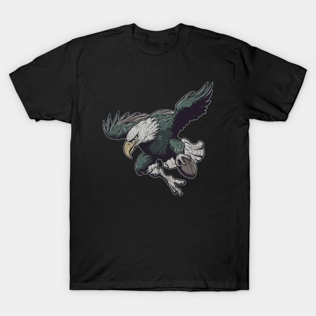 Vintage Eagle Diving T-Shirt by lospaber